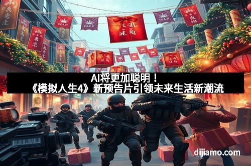 AI将更加聪明！《模拟人生4》新预告片引领未来生活新潮流